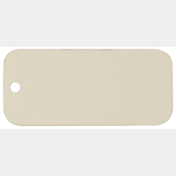 1 1/8" x 2 1/2" Sublimatable Rectangle Aluminum Tag Thumbnail