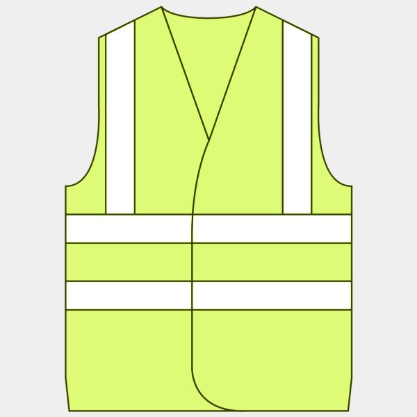 Generic Safety Vest - Customer Provided Thumbnail