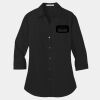 Women's 3/4 Sleeve Carefree Poplin Shirt Thumbnail
