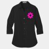 Women's 3/4 Sleeve Carefree Poplin Shirt Thumbnail
