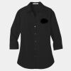 Women's 3/4 Sleeve Carefree Poplin Shirt Thumbnail