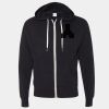 Unisex Heathered French Terry Full-Zip Hooded Sweatshirt Thumbnail