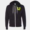 Unisex Heathered French Terry Full-Zip Hooded Sweatshirt Thumbnail