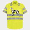 Men's High Visibility Safety Short Sleeve Work Shirt Thumbnail