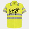 Men's High Visibility Safety Short Sleeve Work Shirt Thumbnail