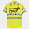 Men's High Visibility Safety Short Sleeve Work Shirt Thumbnail