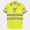 Men's High Visibility Safety Short Sleeve Work Shirt Thumbnail