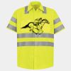 Men's High Visibility Safety Short Sleeve Work Shirt Thumbnail