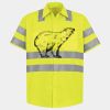 Men's High Visibility Safety Short Sleeve Work Shirt Thumbnail