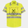 Men's High Visibility Safety Short Sleeve Work Shirt Thumbnail