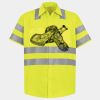 Men's High Visibility Safety Short Sleeve Work Shirt Thumbnail