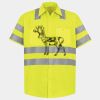 Men's High Visibility Safety Short Sleeve Work Shirt Thumbnail