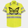 Men's High Visibility Safety Short Sleeve Work Shirt Thumbnail