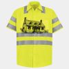 Men's High Visibility Safety Short Sleeve Work Shirt Thumbnail