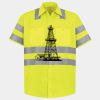 Men's High Visibility Safety Short Sleeve Work Shirt Thumbnail