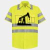 Men's High Visibility Safety Short Sleeve Work Shirt Thumbnail