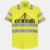 Men's High Visibility Safety Short Sleeve Work Shirt Thumbnail