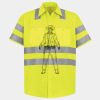 Men's High Visibility Safety Short Sleeve Work Shirt Thumbnail