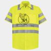 Men's High Visibility Safety Short Sleeve Work Shirt Thumbnail