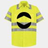 Men's High Visibility Safety Short Sleeve Work Shirt Thumbnail
