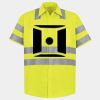 Men's High Visibility Safety Short Sleeve Work Shirt Thumbnail
