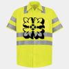 Men's High Visibility Safety Short Sleeve Work Shirt Thumbnail