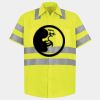 Men's High Visibility Safety Short Sleeve Work Shirt Thumbnail