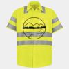Men's High Visibility Safety Short Sleeve Work Shirt Thumbnail