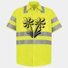 Men's High Visibility Safety Short Sleeve Work Shirt Thumbnail