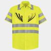 Men's High Visibility Safety Short Sleeve Work Shirt Thumbnail