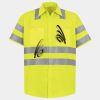 Men's High Visibility Safety Short Sleeve Work Shirt Thumbnail