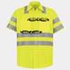 Men's High Visibility Safety Short Sleeve Work Shirt Thumbnail