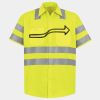 Men's High Visibility Safety Short Sleeve Work Shirt Thumbnail