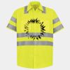 Men's High Visibility Safety Short Sleeve Work Shirt Thumbnail