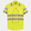 Men's High Visibility Safety Short Sleeve Work Shirt Thumbnail