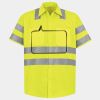 Men's High Visibility Safety Short Sleeve Work Shirt Thumbnail