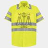 Men's High Visibility Safety Short Sleeve Work Shirt Thumbnail