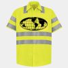 Men's High Visibility Safety Short Sleeve Work Shirt Thumbnail