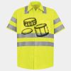 Men's High Visibility Safety Short Sleeve Work Shirt Thumbnail