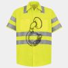 Men's High Visibility Safety Short Sleeve Work Shirt Thumbnail