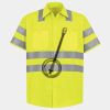 Men's High Visibility Safety Short Sleeve Work Shirt Thumbnail