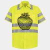 Men's High Visibility Safety Short Sleeve Work Shirt Thumbnail