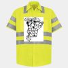 Men's High Visibility Safety Short Sleeve Work Shirt Thumbnail