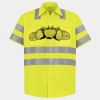 Men's High Visibility Safety Short Sleeve Work Shirt Thumbnail