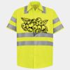 Men's High Visibility Safety Short Sleeve Work Shirt Thumbnail