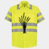Men's High Visibility Safety Short Sleeve Work Shirt Thumbnail