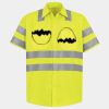 Men's High Visibility Safety Short Sleeve Work Shirt Thumbnail