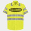 Men's High Visibility Safety Short Sleeve Work Shirt Thumbnail