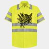 Men's High Visibility Safety Short Sleeve Work Shirt Thumbnail