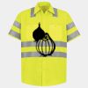 Men's High Visibility Safety Short Sleeve Work Shirt Thumbnail